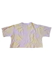 Vorschaubild 2 von T-Shirt Kinder Crop Top Gr. 146 Mehrfarbig Casual Baumwolle