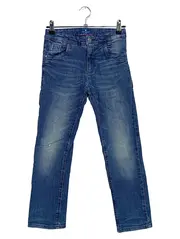 Vorschaubild 1 von Kinder Jeans Tapered Fit Gr. 128 Blau Casual Baumwolle