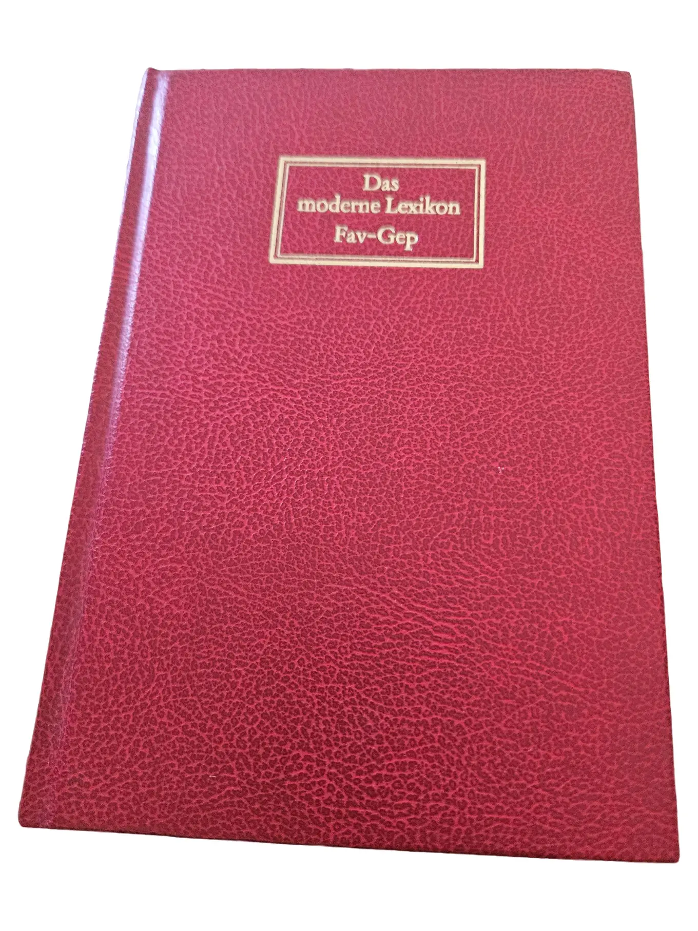 Fav-Gep Lexikon Wörterbuch Deutsch Hardcover Nachschlagewerk Allgemeinwissen