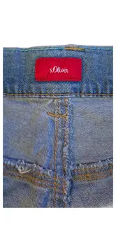 Vorschaubild 7 von Damen Jeans Shorts Gr. S Blau Casual Denim Kurze Hose