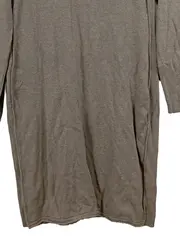 Vorschaubild 3 von EDC Damen Strickkleid Beige Gr. 38/M Casual Baumwolle Viskose