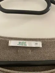 Vorschaubild 4 von EDC Damen Strickkleid Beige Gr. 38/M Casual Baumwolle Viskose