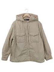 Vorschaubild 1 von Damen Leichte Jacke Gr. 38/M Beige Casual mit Kapuze