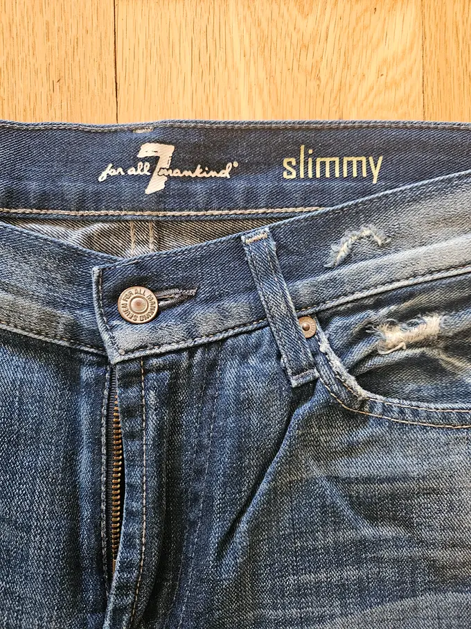 7 FOR ALL MANKIND Destroyed Jeans Bild 2