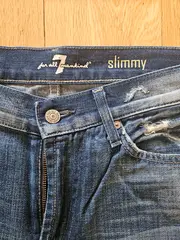 Vorschaubild 2 von Herren Destroyed Jeans Slimmy W32 Blau Casual