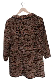 Vorschaubild 2 von Damen Strickjacke 38/M Mehrfarbig Tierdruck Casual Vintage Cardigan