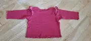 Vorschaubild 3 von Baby Body Mädchen Gr. 62 Rot Langarm Gestreift mit Motiv