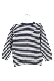 Vorschaubild 2 von Kinder Strickjacke Gr. 68 Blau Gestreift Maritim