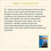 Vorschaubild 3 von Dr. House Staffel 1 Season 1 Hugh Laurie DVD Serie Arzt Krankenhaus