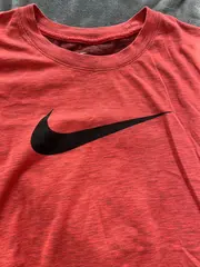 Vorschaubild 3 von Damen Sport Shirt Gr. 36/S Rot Kurzarm Logo-Print