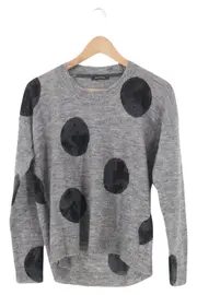 Vorschaubild 1 von MARC O POLO Damen Pullover Grau mit Punkten Gr. 32/XS Casual Urban
