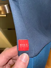 Vorschaubild 3 von Damen Freizeitkleid Gr. 36 Blau Casual Langarm