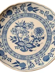 Vorschaubild 2 von Zwiebelmuster Servierteller Porzellan Weiß Klassisch Blumen