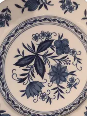 Vorschaubild 2 von Kuchenteller Zwiebelmuster Porzellan Klassisch Weiß 20 cm