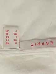 Vorschaubild 3 von Freizeitkleid Damen Gr. 40/L Weiß Floral Lochmuster Sommer Midikleid