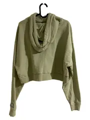 Vorschaubild 3 von Damen Kapuzenpullover Hoodie Crop Top Gr. 40 Grün Streetwear