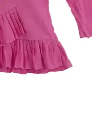 Vorschaubild 3 von Mädchen Langarmshirt Gr. 74 Rosa Feminin mit Rüschen