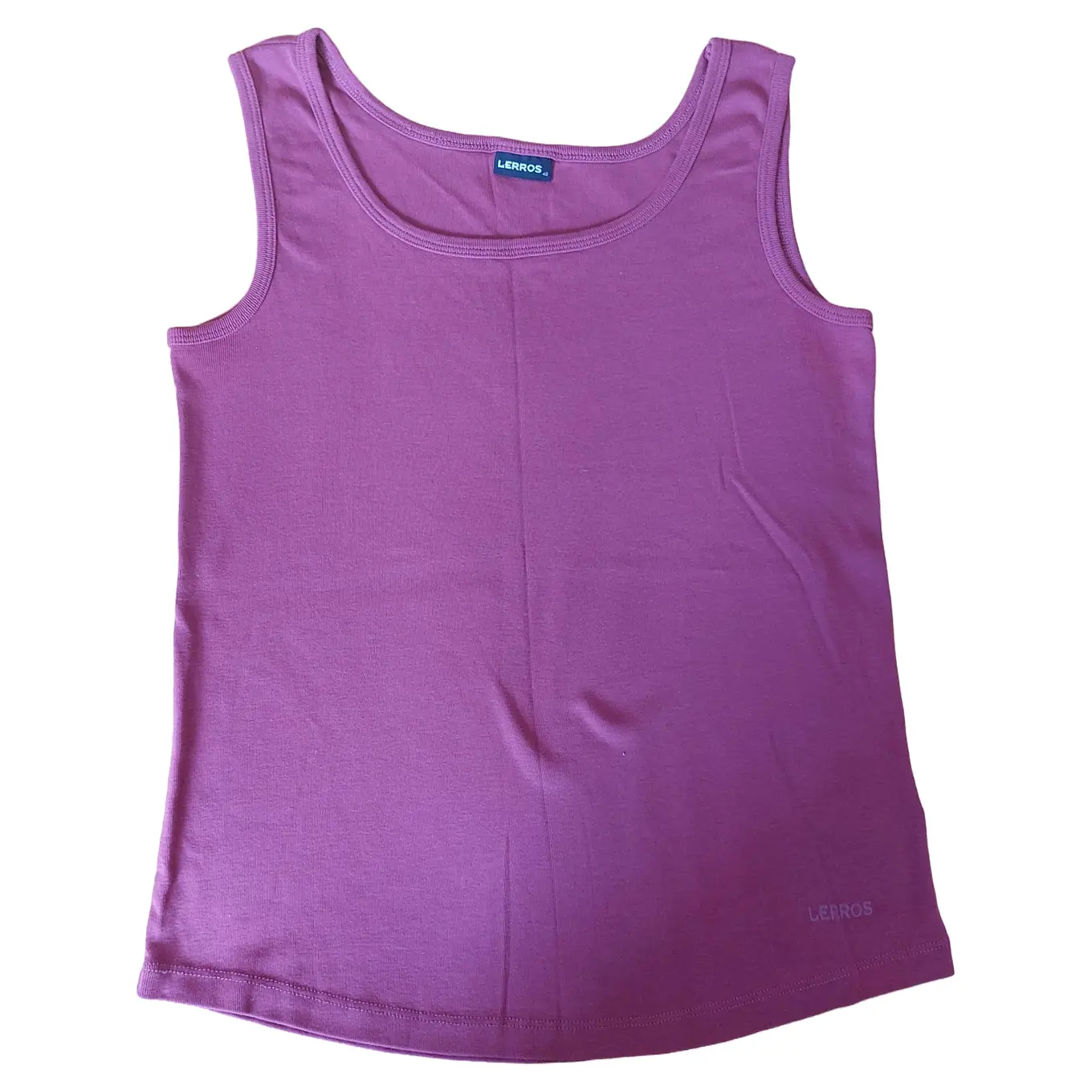 LERROS Damen Tanktop Lila Gr. 40/L Ärmellos Basic Freizeit