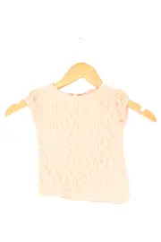 Vorschaubild 1 von Kinder T-Shirt Rosa Gr. 92 Spitze Florales Muster Elegant