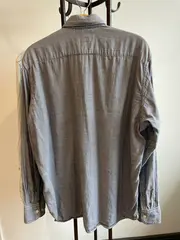 Vorschaubild 3 von Herren Freizeithemd Gestreift Blau XL Baumwolle