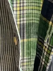 Vorschaubild 7 von Herren Freizeithemd Gestreift Blau XL Baumwolle