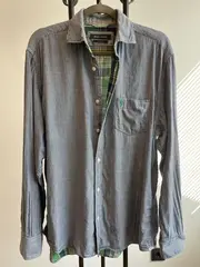 Vorschaubild 17 von Herren Freizeithemd Gestreift Blau XL Baumwolle