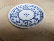 Vorschaubild 4 von Untertasse Indisch Blau Porzellan Weiß 14cm Klassisch