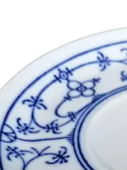 Vorschaubild 3 von Untertasse Indisch Blau Porzellan Weiß 14cm Klassisch