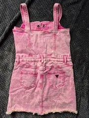 Vorschaubild 4 von Kinder Jeanskleid Gr. 128 Pink Casual Baumwolle