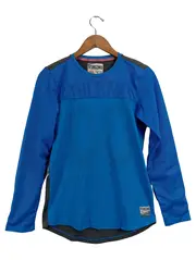 Vorschaubild 1 von Langarmshirt Kinder Gr. 152 Blau Sportlich Baumwolle Logo Schriftzug