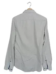 Vorschaubild 2 von Business Hemd Herren Gr. 37/38 Grau Slim Fit Baumwolle