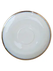 Vorschaubild 1 von Unterteller Weiß Elegant Porzellan Teller Untertasse