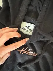 Vorschaubild 2 von Damen Kapuzenpullover Hoodie Schwarz Gr. 38/M Cropped