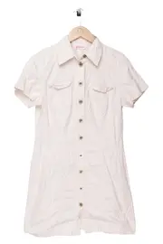 Vorschaubild 1 von Blusenkleid Damen 38/M Beige Klassisch Casual Baumwolle