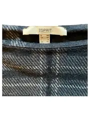 Vorschaubild 5 von Damen Pullover Kariert Grau Langarm Gr. XS 34 Casual