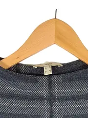 Vorschaubild 6 von Damen Pullover Kariert Grau Langarm Gr. XS 34 Casual