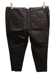 Vorschaubild 3 von Damen Stoffhose Chino Schwarz Gr. 42 Baumwolle