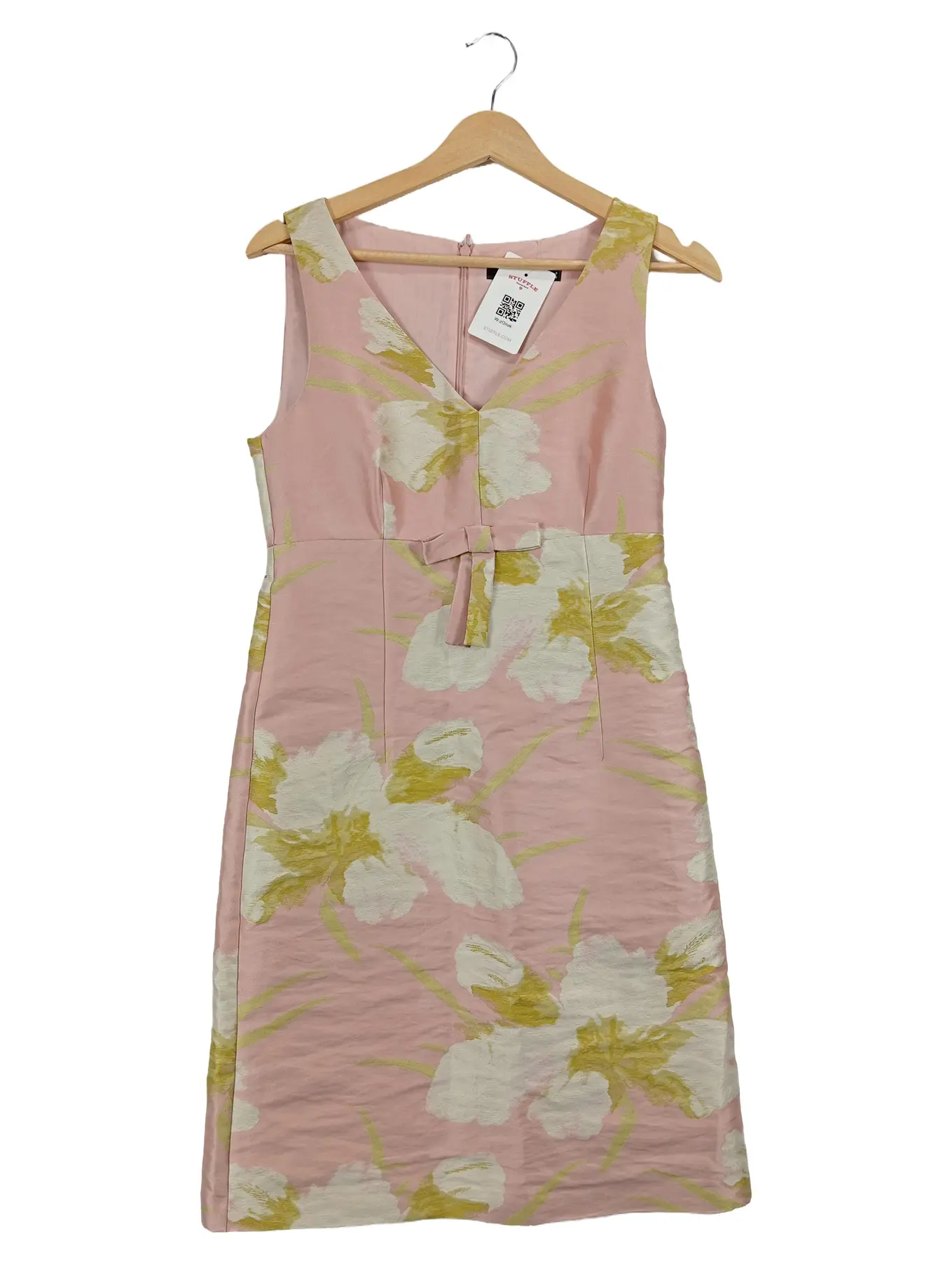 HALLHUBER Festliches Kleid Rosa Blumenmuster Elegant Gr. 36 S Midikleid