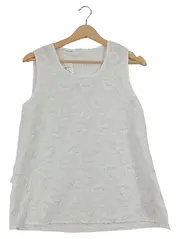 Vorschaubild 1 von Damen Top Shirt Gr. 40 Weiß Elegant Florales Muster