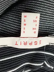 Vorschaubild 3 von Damen Freizeitkleid Gr. 36/S Schwarz Gestreift Casual Langarm