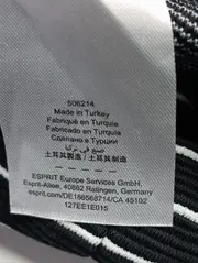 Vorschaubild 5 von Damen Freizeitkleid Gr. 36/S Schwarz Gestreift Casual Langarm