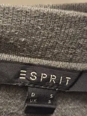 Vorschaubild 4 von Damen Pullover meliert grau Baumwolle Langarm Gr. S Alltag Casual