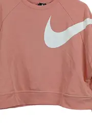 Vorschaubild 2 von Damen Sweatshirt Rosa Gr. 40/L Sportlich Cropped Logo-Print