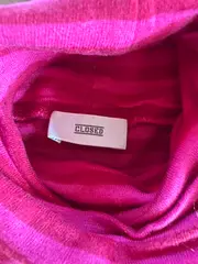 Vorschaubild 3 von Damen Rollkragenpullover Gr. 40 Pink Gestreift Casual