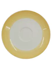 Vorschaubild 1 von Untertasse Unterteller Gelb Premium Porzellan 15cm