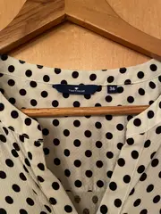 Vorschaubild 6 von Damen Bluse gepunktet Gr. 36/S Casual Weiß