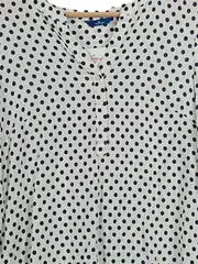Vorschaubild 4 von Damen Bluse gepunktet Gr. 36/S Casual Weiß