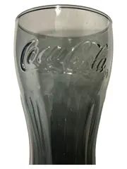 Vorschaubild 2 von Trinkglas Retro Transparent Glas Logo 15cm Höhe 8cm Breite