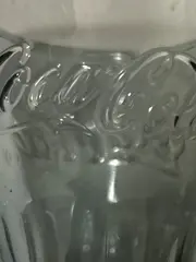 Vorschaubild 3 von Trinkglas Retro Transparent Glas Logo 15cm Höhe 8cm Breite