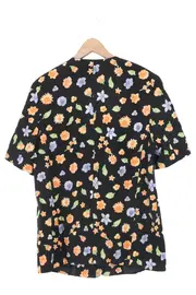 Vorschaubild 2 von Damen Blazer 42/XL Mehrfarbig Blumenmuster Elegant Vintage Kurzarm